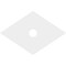 Ekena Millwork Diamond Architectural Grade PVC Ceiling Medallion, 24"W x 16"H x 3"ID x 8 1/2"C x 1"P, One-Piece CMP24X16DD-03000 - alternate 3